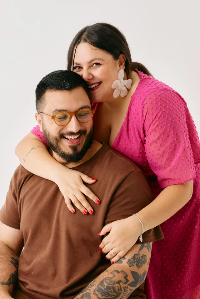 Celebrate love and happiness with this joyful couple portrait. Discover how a loving partnership enhances well-being, connection, and positivity in life. Perfect for relationship inspiration.