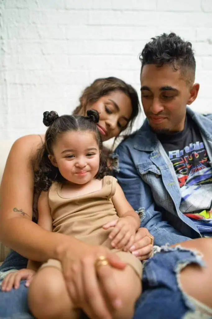 Happy immigrant family spending quality time together, embracing new opportunities and building a future.