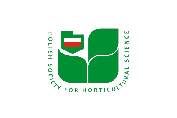 Polish Society for Horticultural Science logo with green leaf symbol and Polish flag emblem